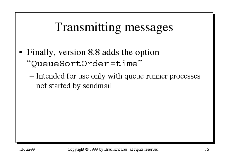Transmitting messages
